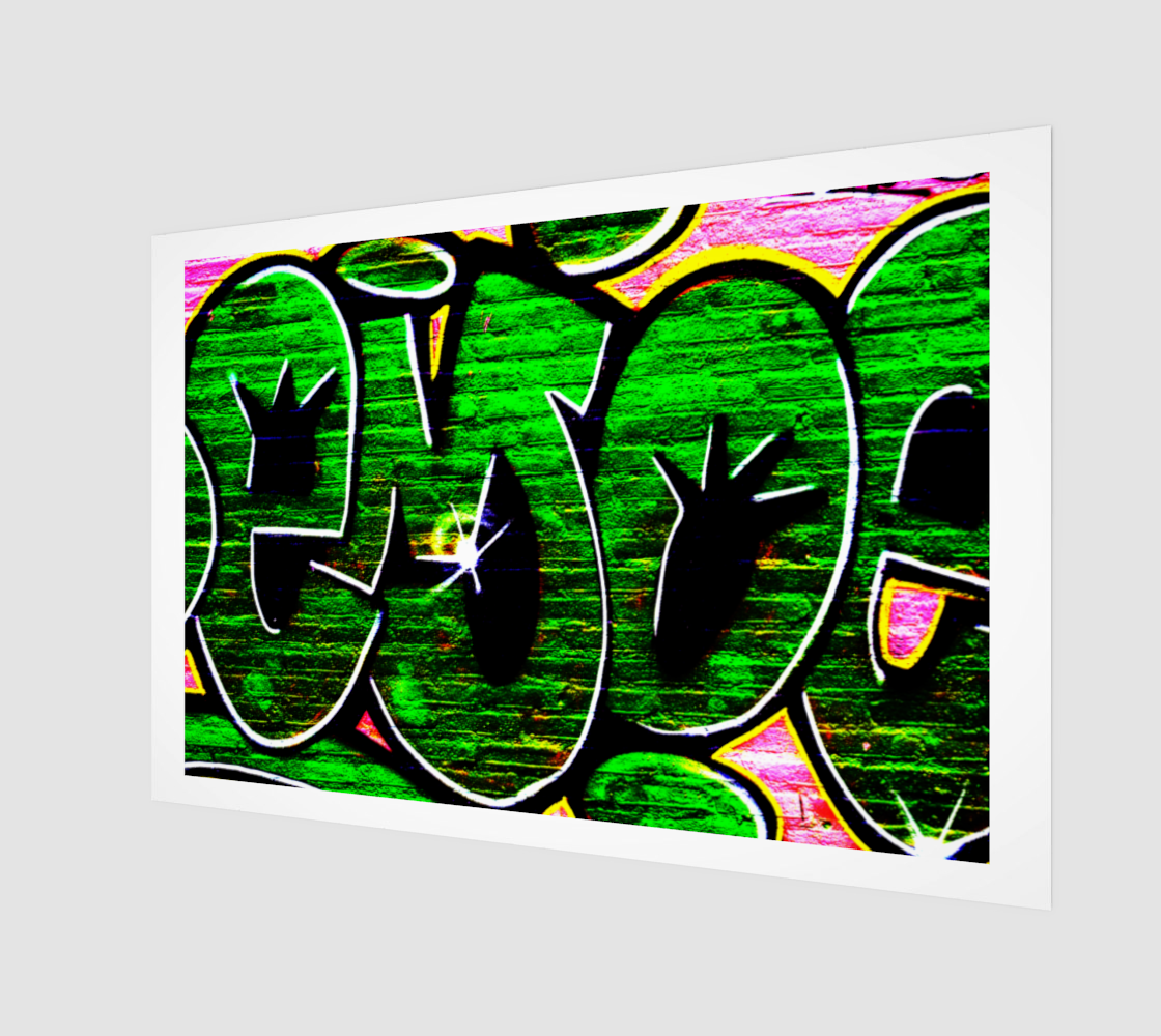 Graffiti 18 Art Print preview