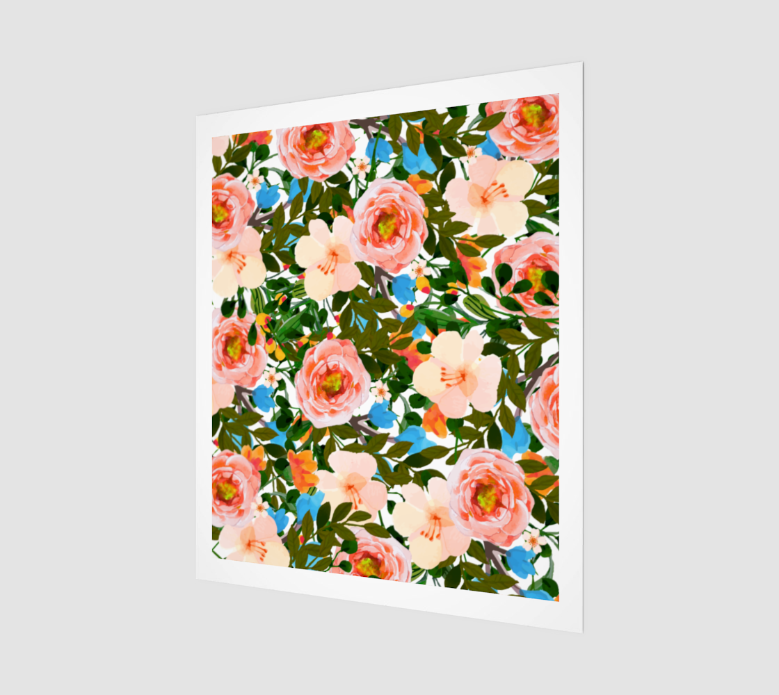 Rose Garden Wood Print 20 x 24 preview