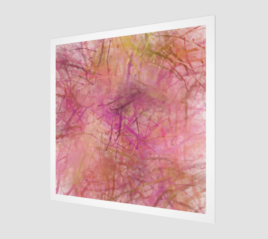 Grunge Pink Watercolor Ink Splatter Texture preview