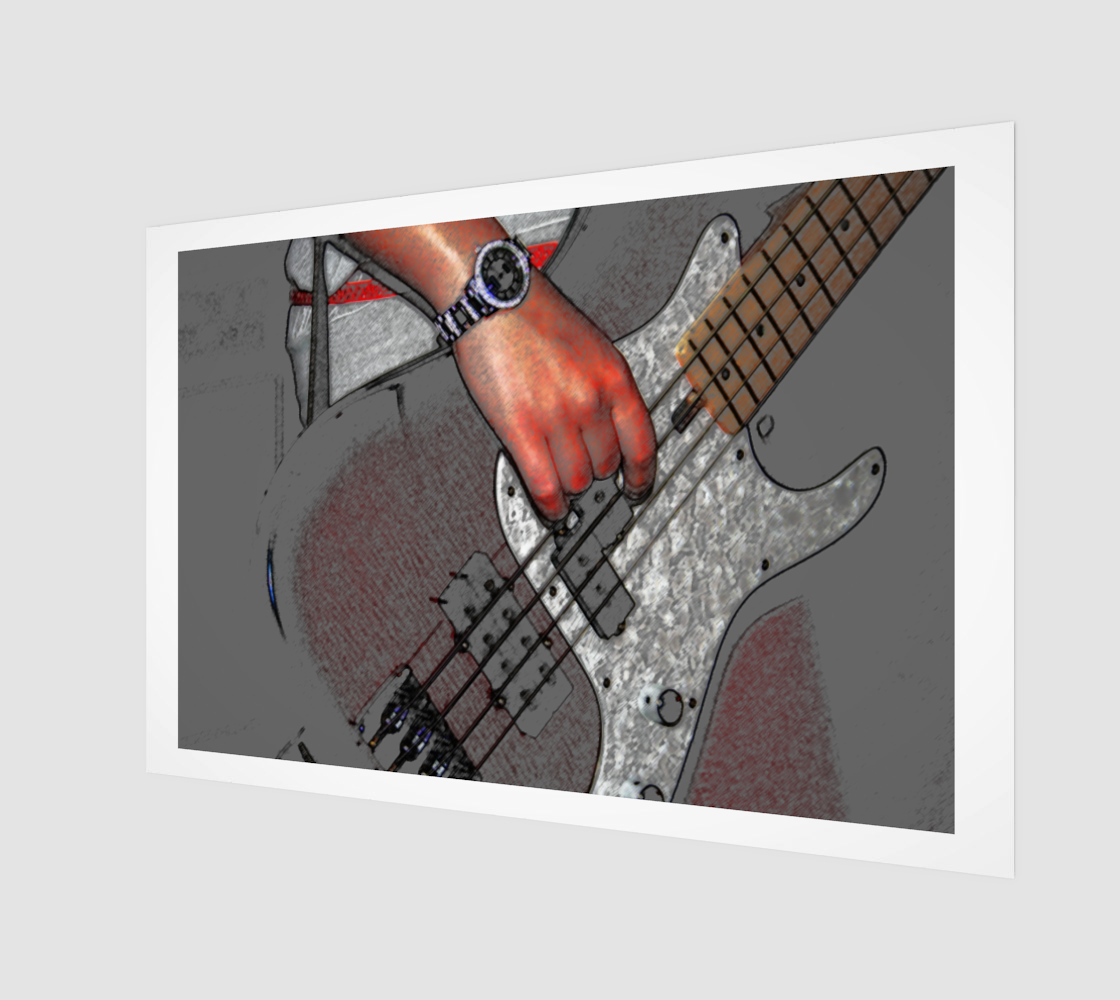Bass 4 Art  Print preview