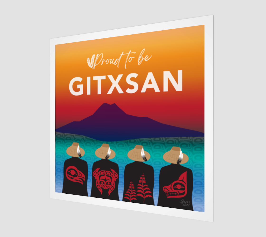 Proud to be Gitxsan - Artwork 3D preview