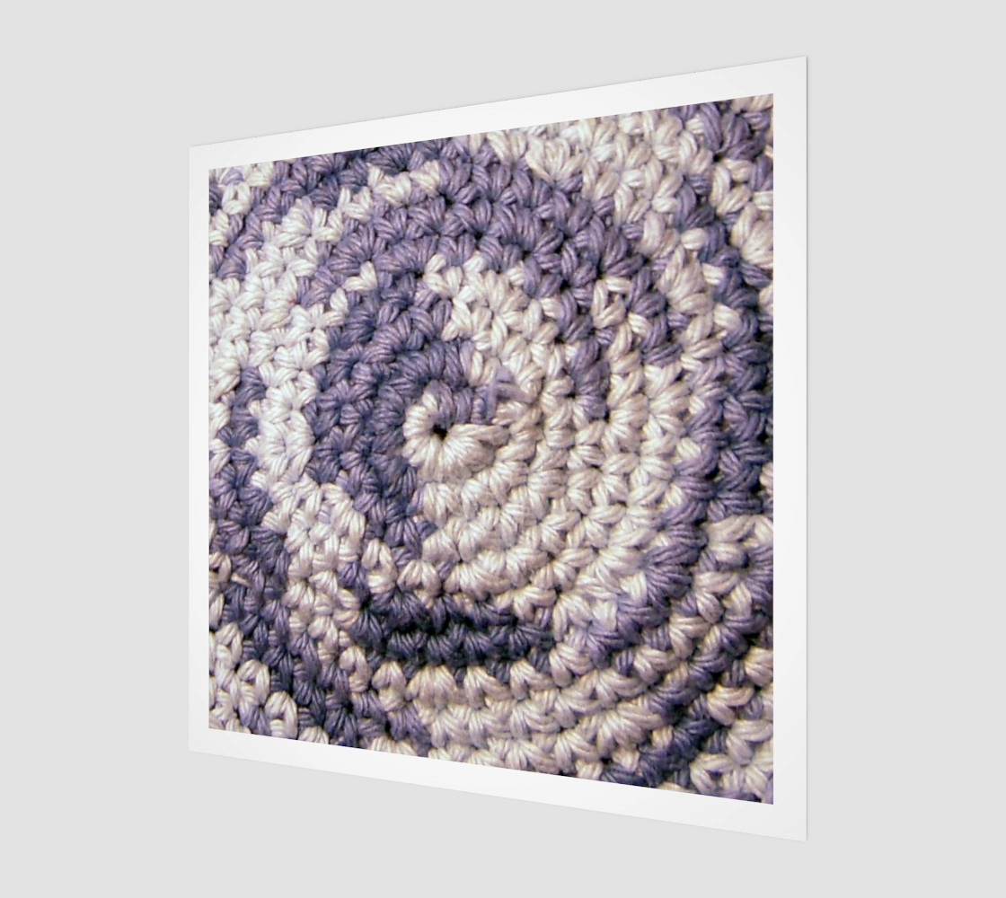 Aperçu de spiral crochet knit