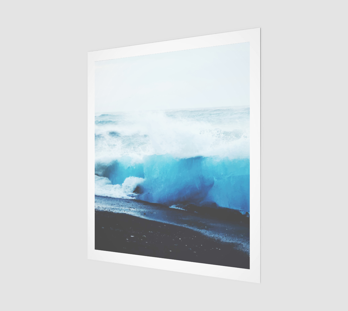 I Want The Ocean Now Art Print 20 x 24 preview