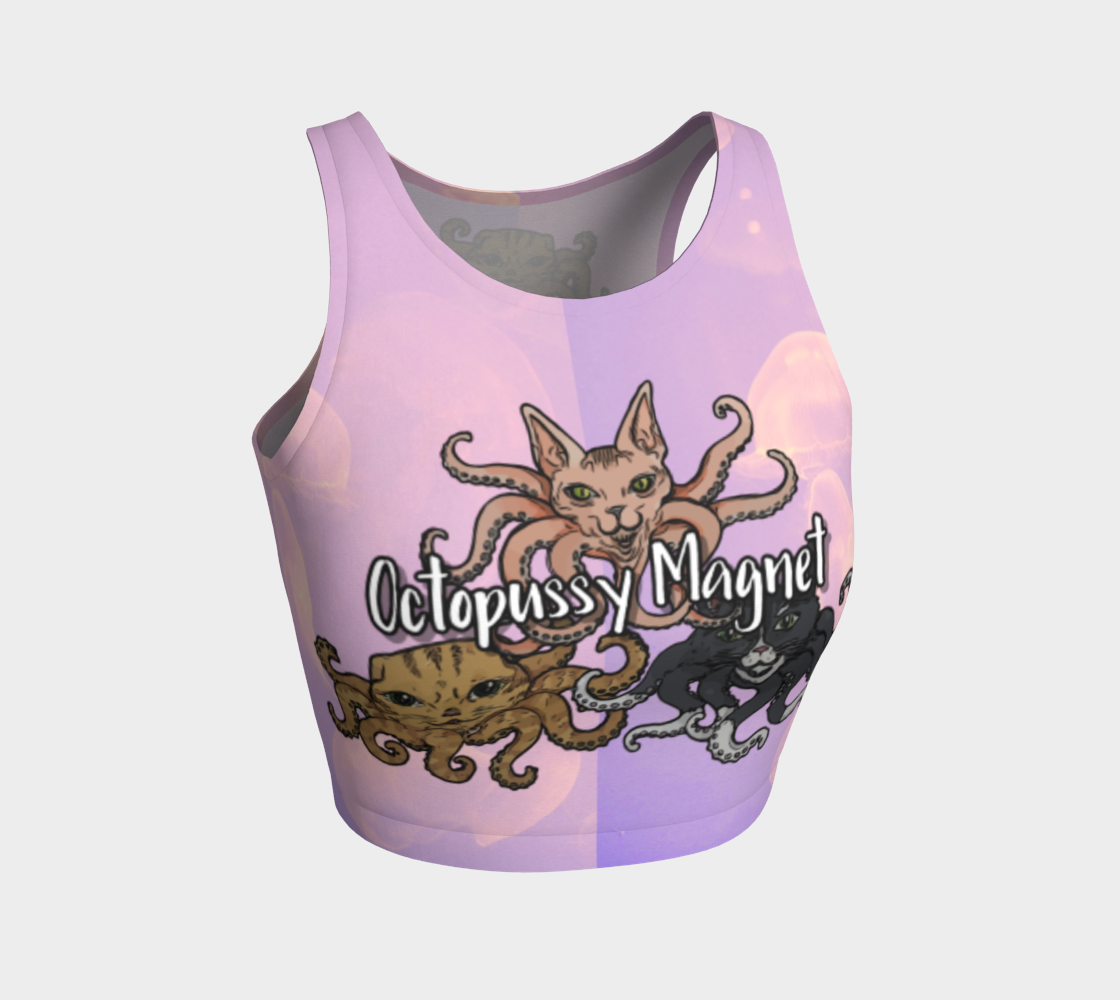 "Octopussy Magnet" - crop top preview