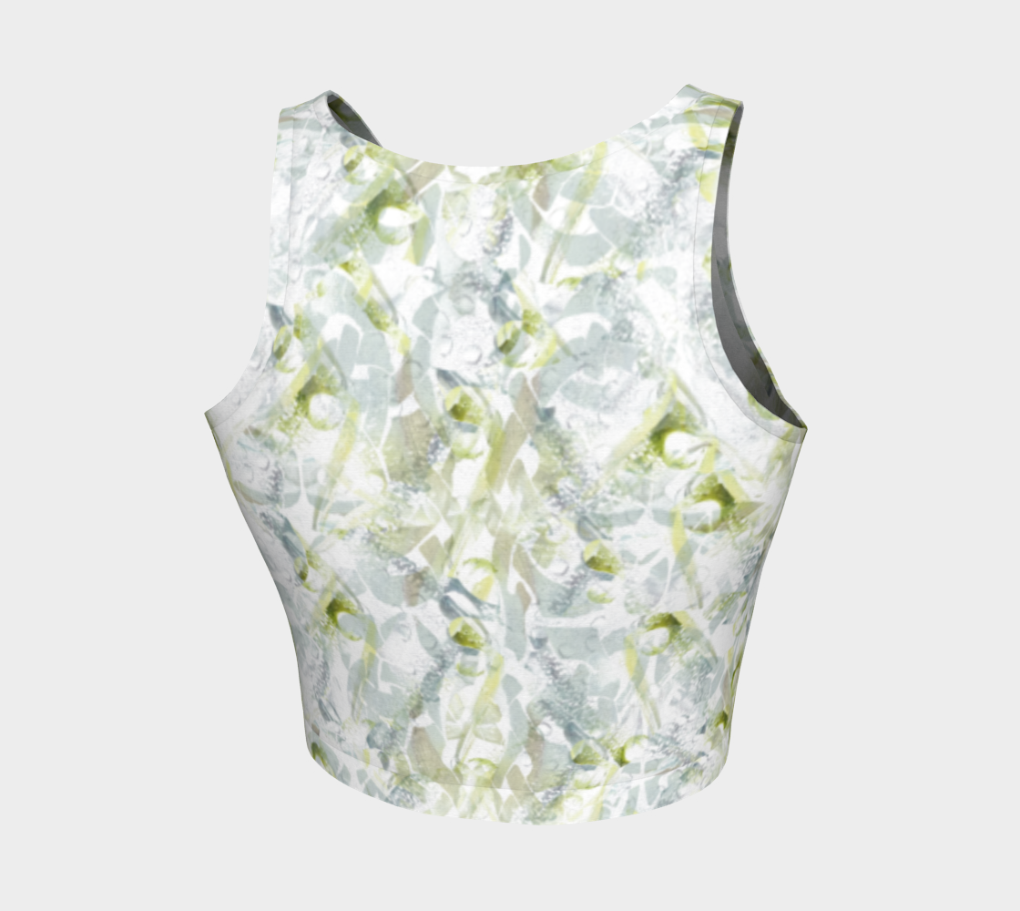Spring Equinox Athletic Crop Top by Laura Davis Art Studio preview #2