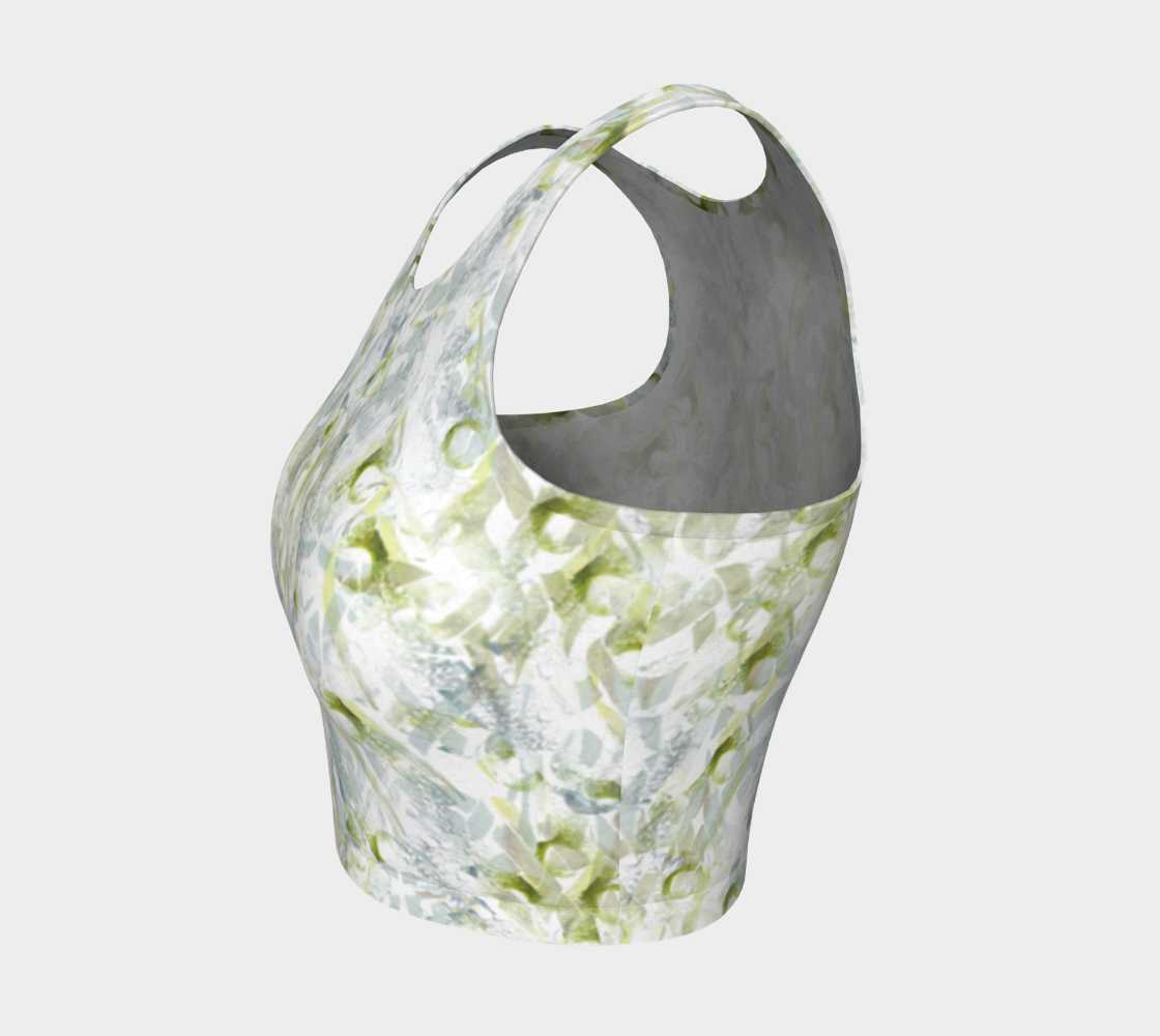 Spring Equinox Athletic Crop Top by Laura Davis Art Studio preview #3