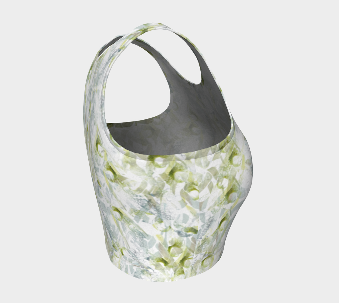 Spring Equinox Athletic Crop Top by Laura Davis Art Studio preview #4