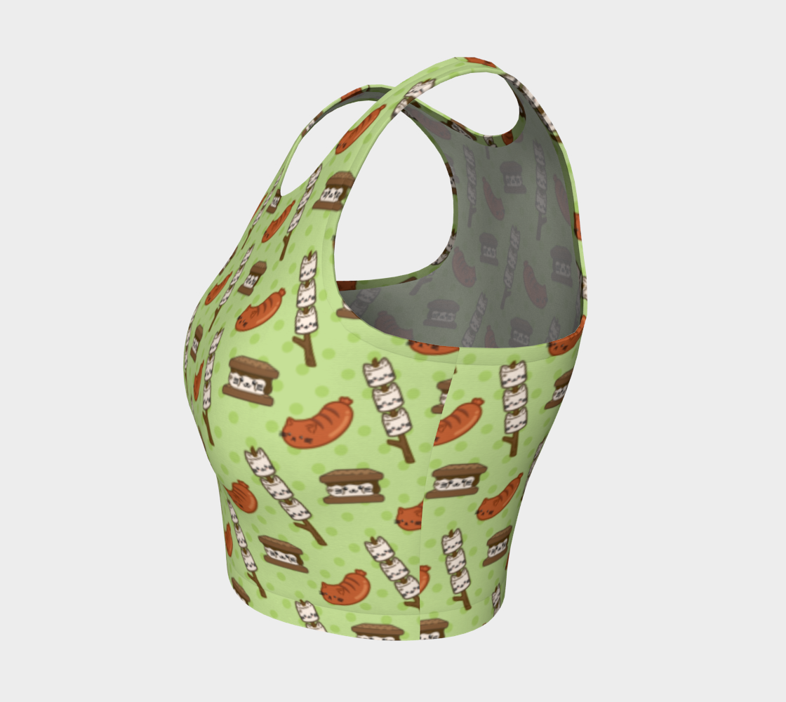 Campfire Snacks Crop Top preview #3