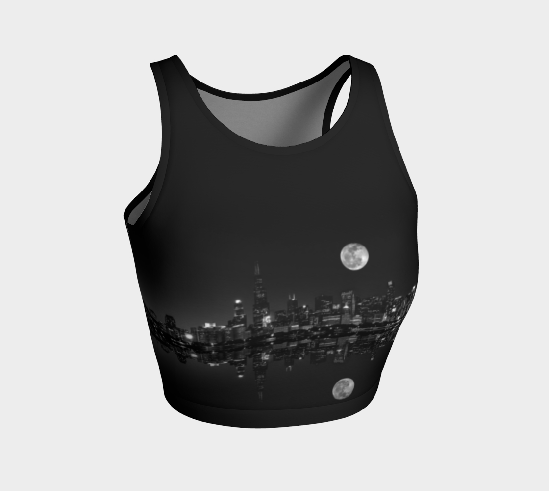 Moon Over Chicago Crop Top preview