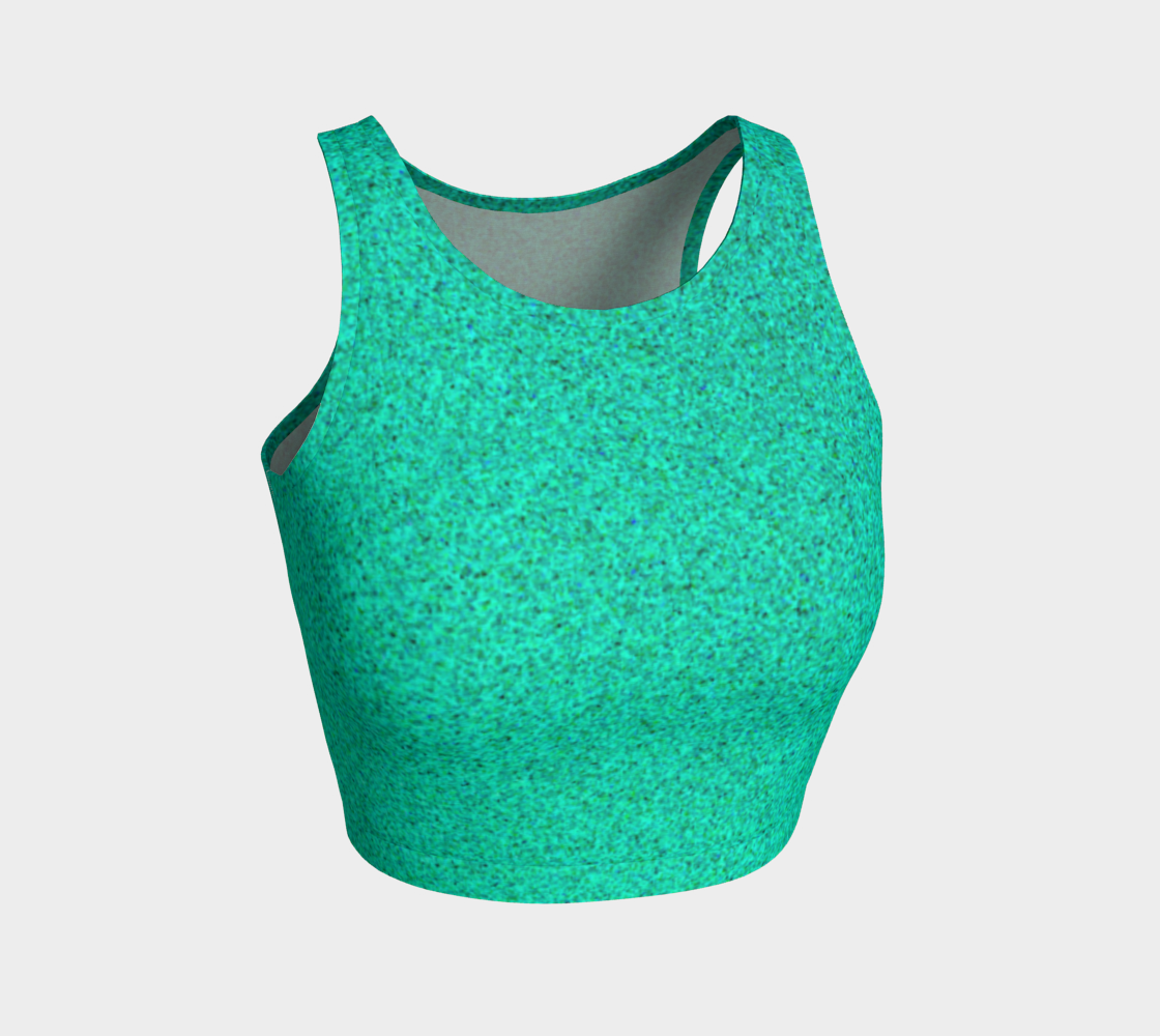 Minty Microstone Athletic Crop Top preview