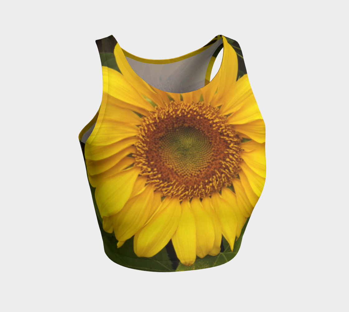 Aperçu de Sunflower Face Crop Top