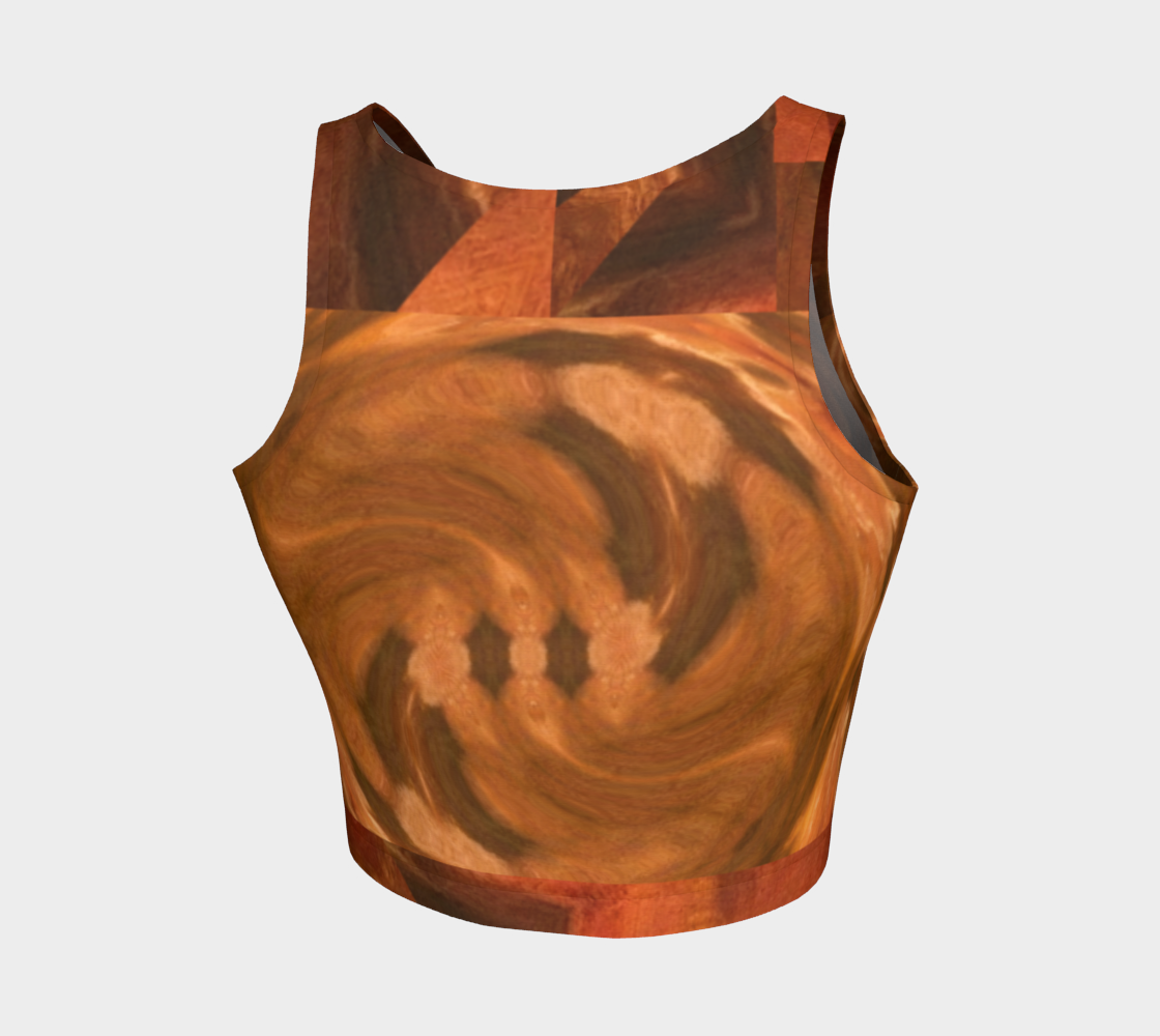 Terra Spun Floral Storm Crop Top preview #2