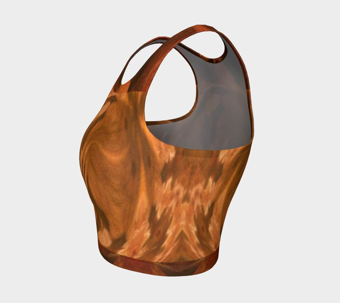 Terra Spun Floral Storm Crop Top preview #3