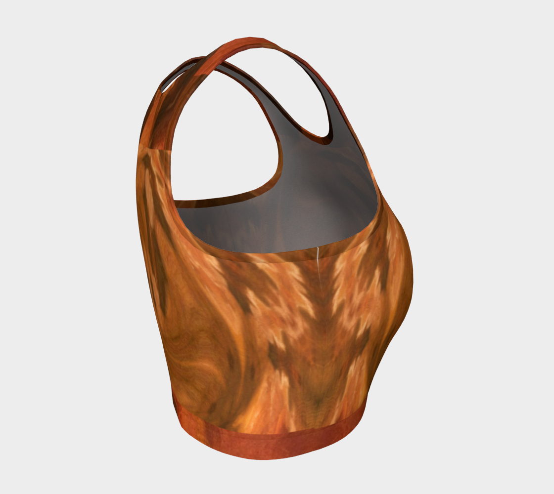 Terra Spun Floral Storm Crop Top preview #4