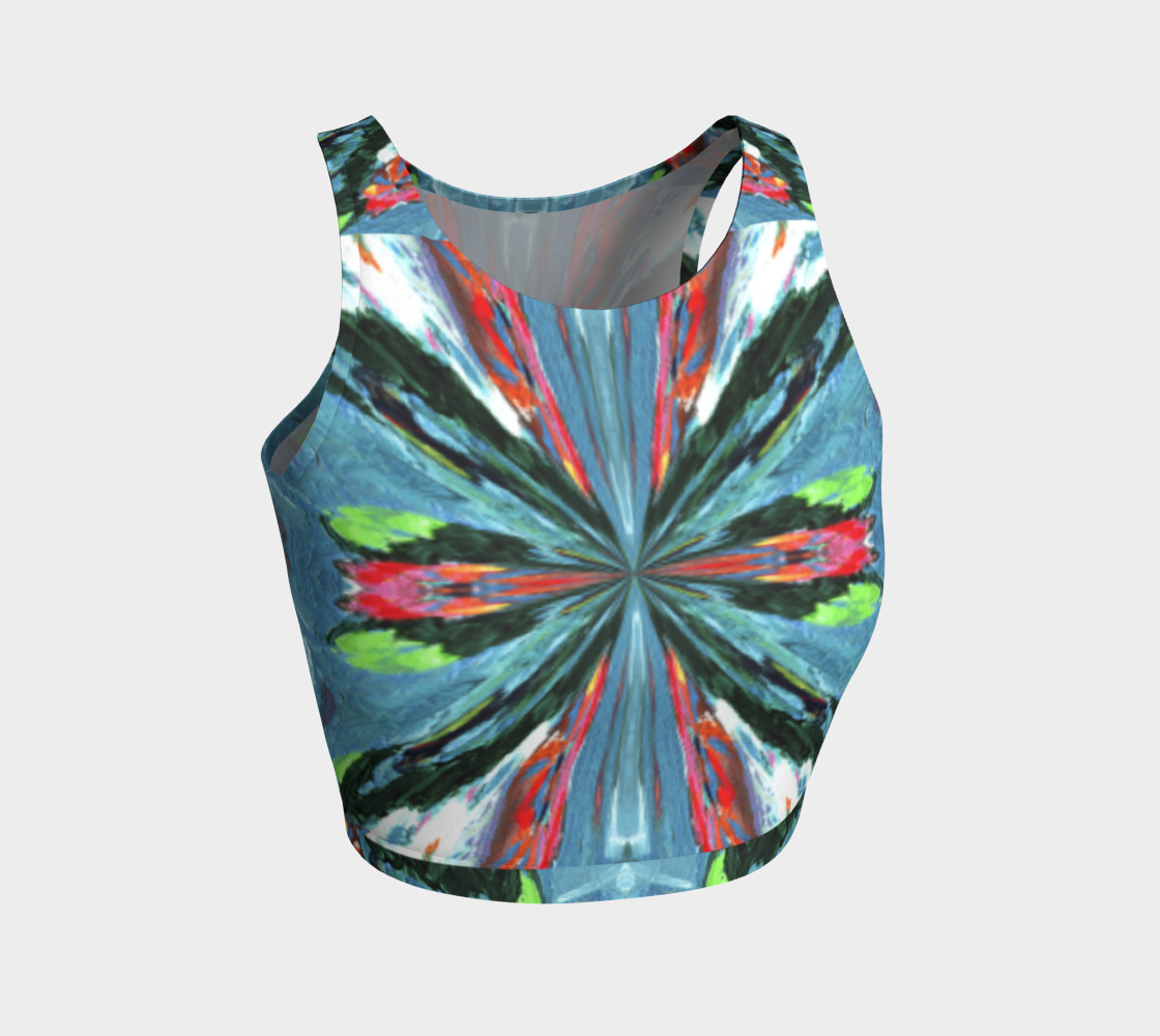Swansea Inverted Butterfly Crop Top preview