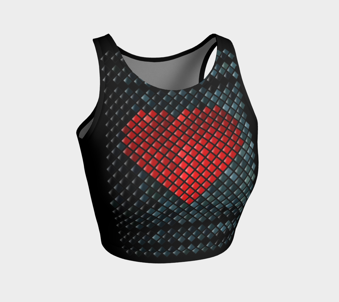 Mosaic Heart (colored back) preview