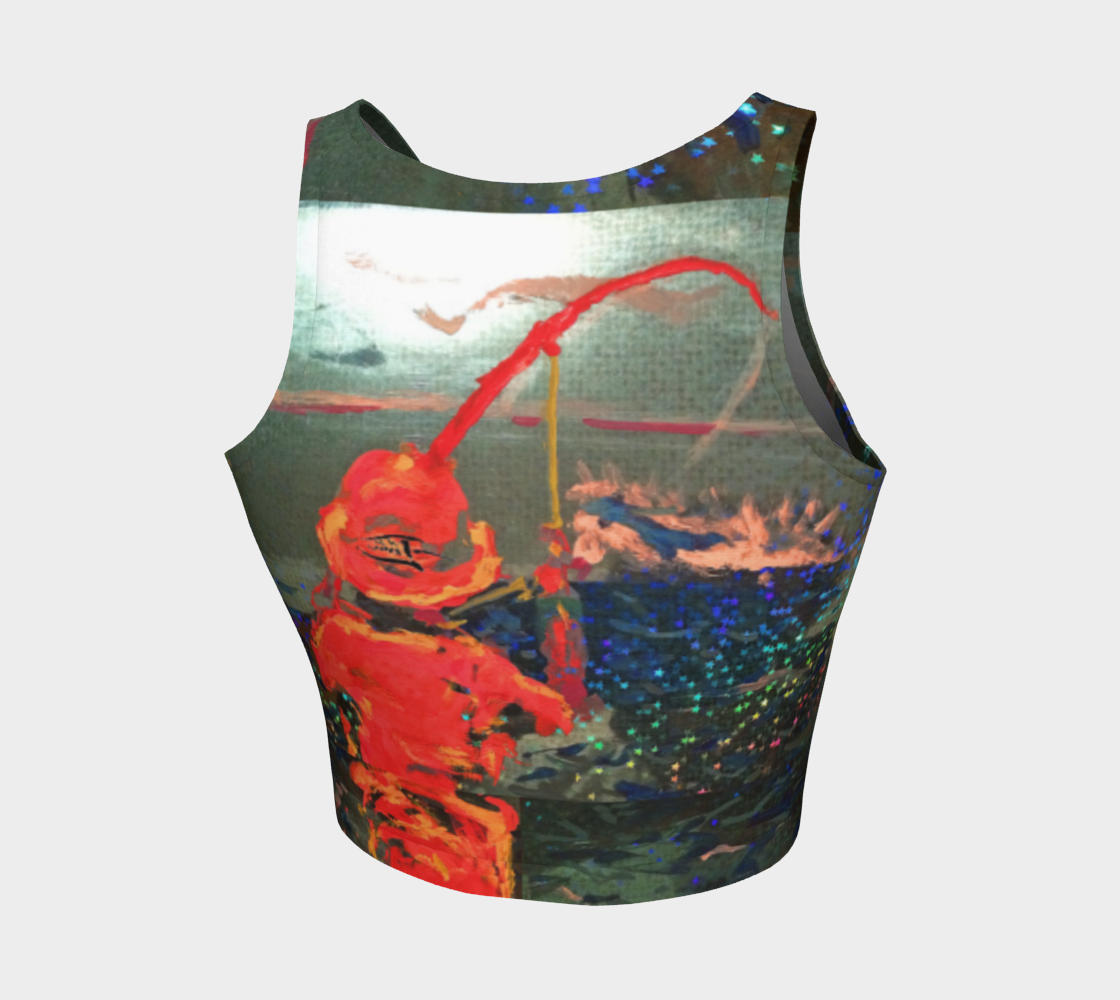 Catch of the Day Crop Top thumbnail #3