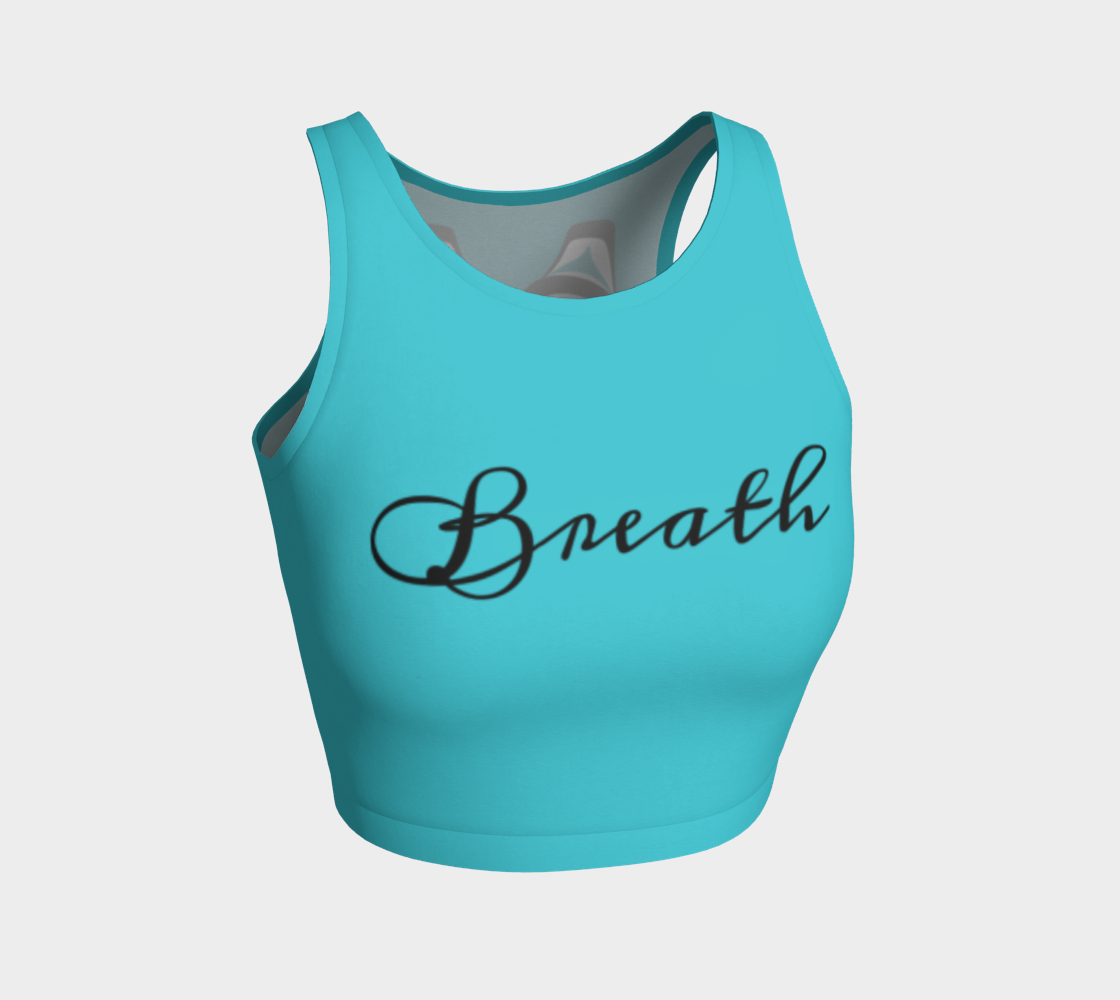 Formline Owl Crop Top Pacific Northwest Native American Design Breath preview #1
