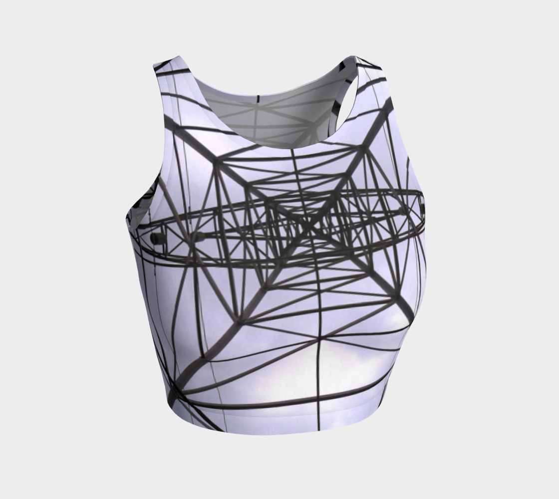 Power Line Tower Crop Top preview