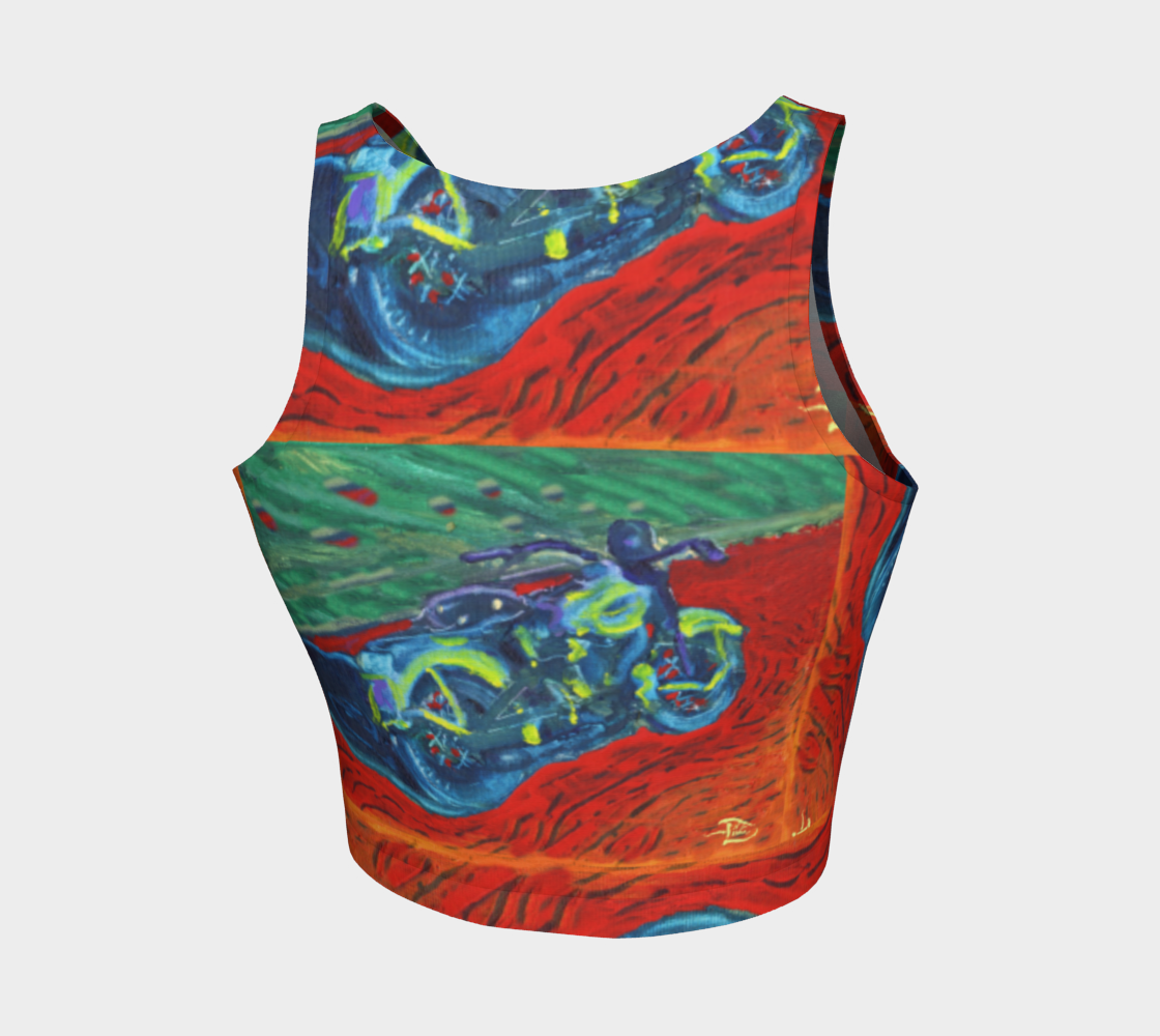 Vintage Harley Crop Top preview #2
