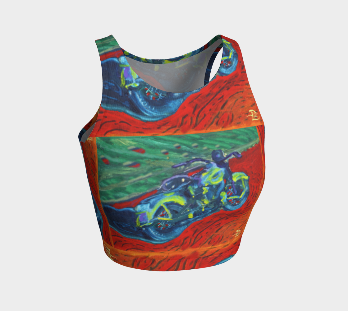 Vintage Harley Crop Top preview #1
