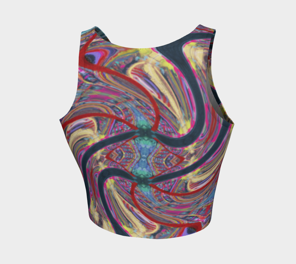 Racing Coaster Curvy Rails Crop Top preview #2
