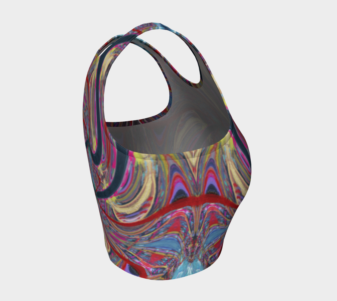 Racing Coaster Curvy Rails Crop Top preview #4