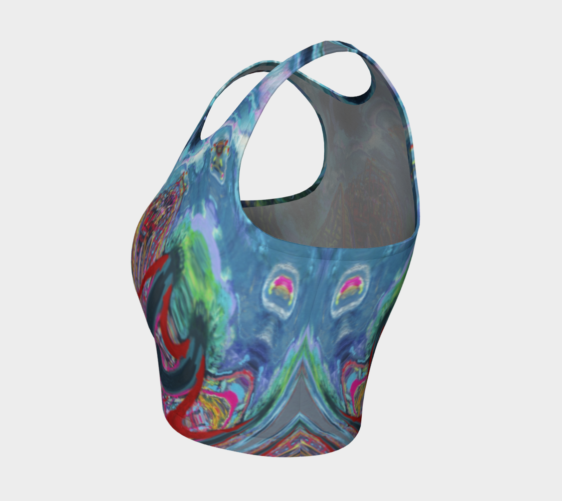 Racing Coaster Fanatical-Fan Crop Top preview #3