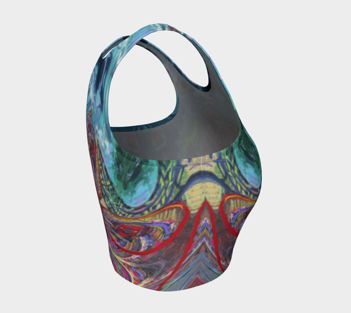 Racing Coaster Fanatical-Fan Crop Top preview #4