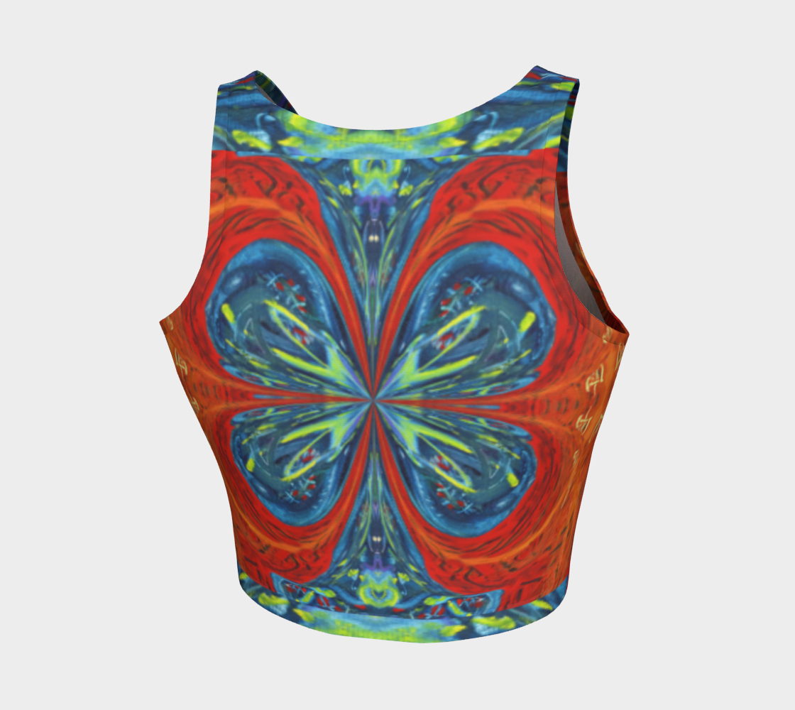 Soft Harleys Butterfly Vest Crop Top preview #2