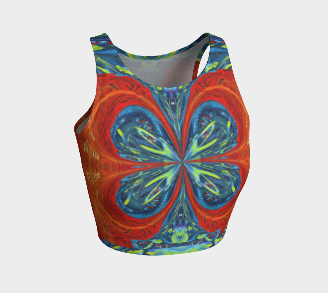 Soft Harleys Butterfly Vest Crop Top preview #1