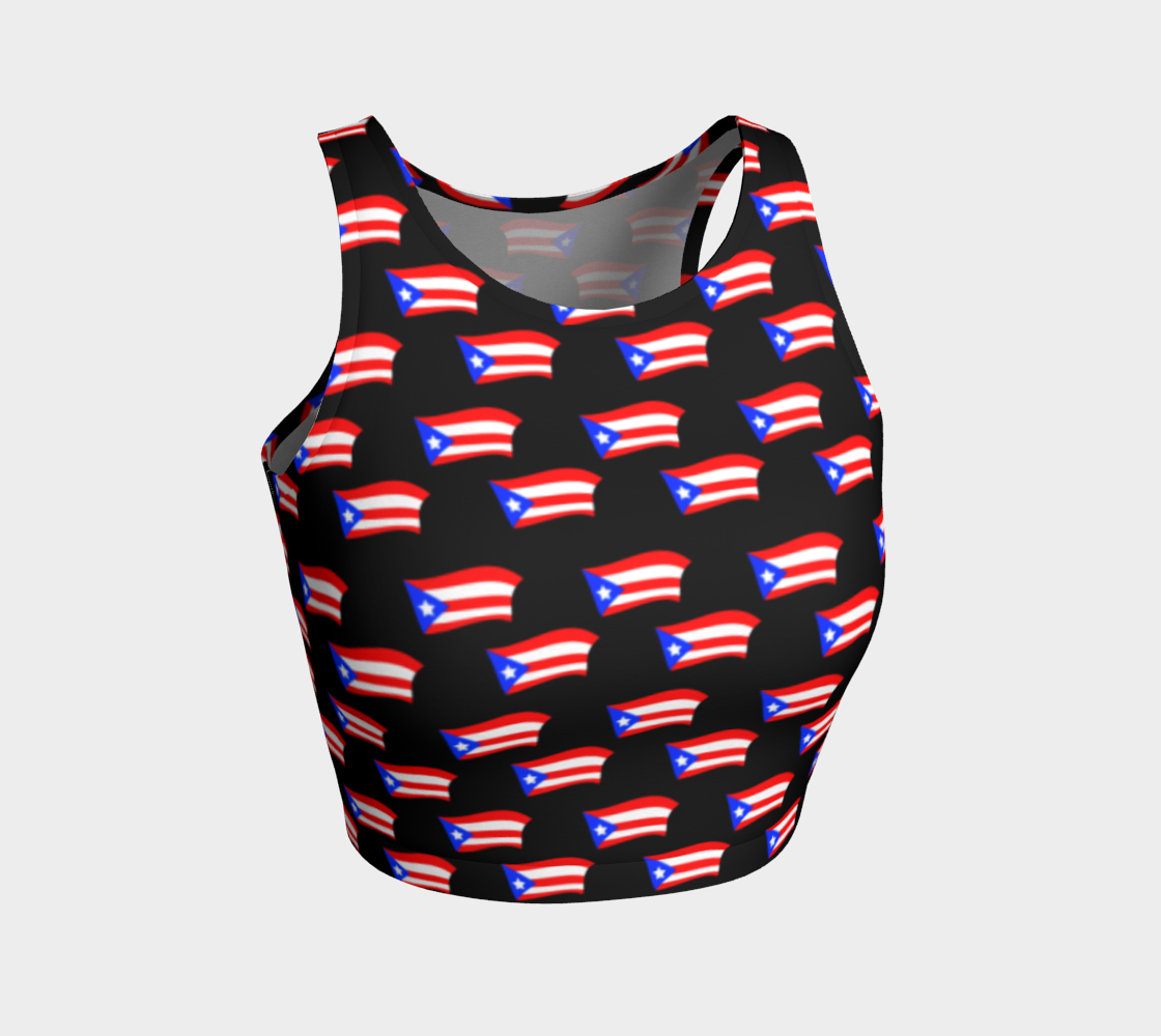 Puerto Rican Flags Black preview #1