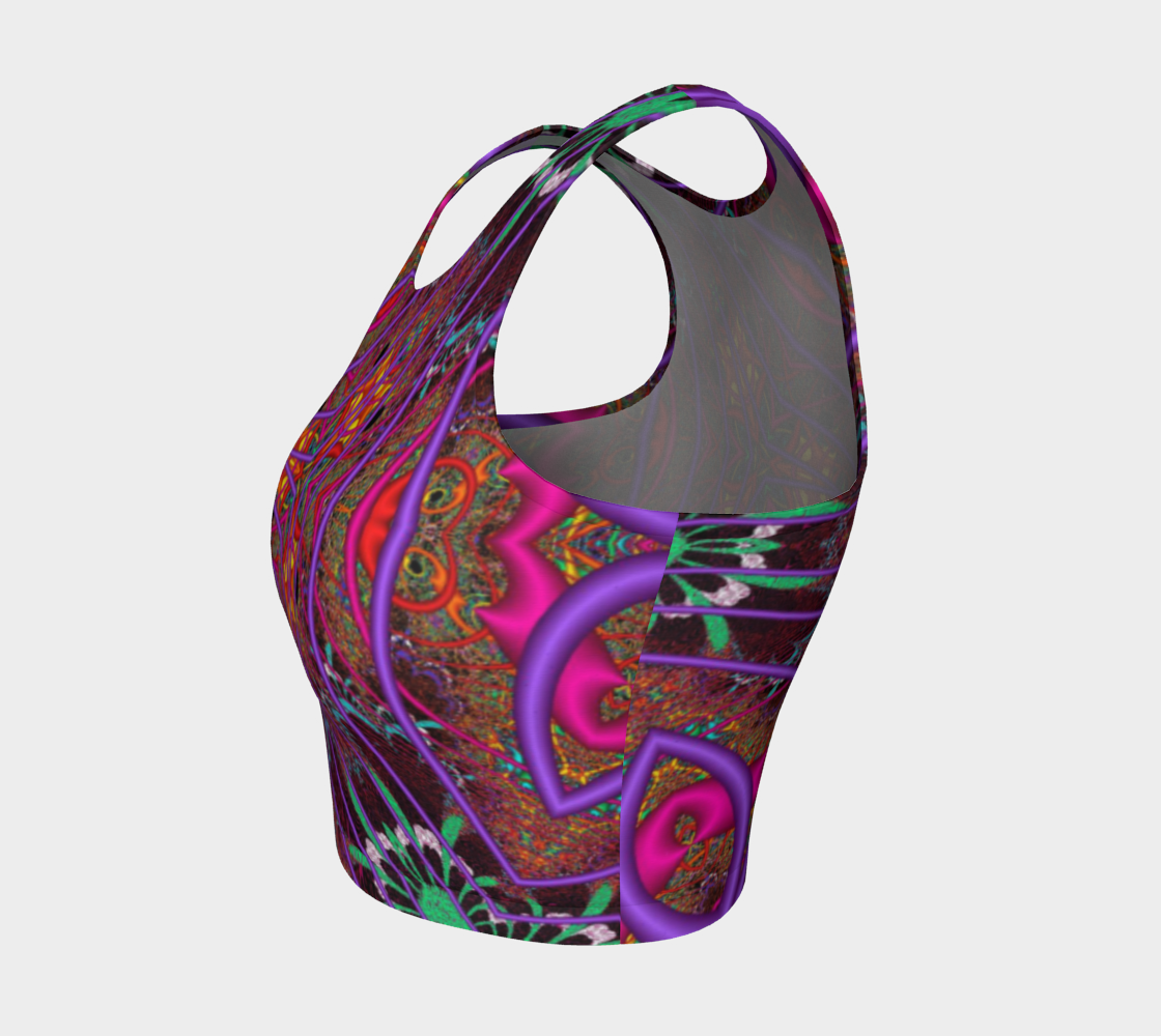 Wormhole Lace Crop Top preview #3