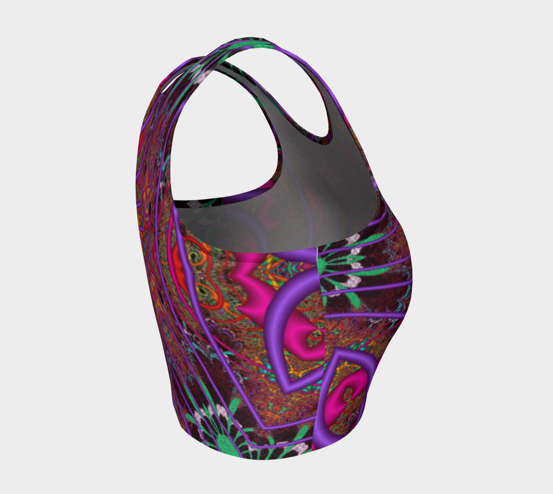 Wormhole Lace Crop Top preview #4