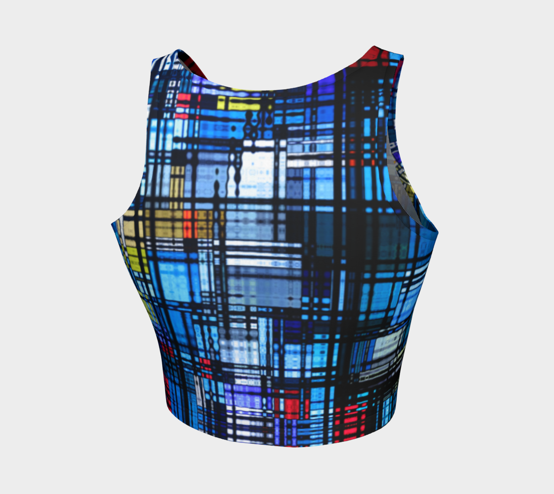 Modern Abstract Mostly Blue preview #2