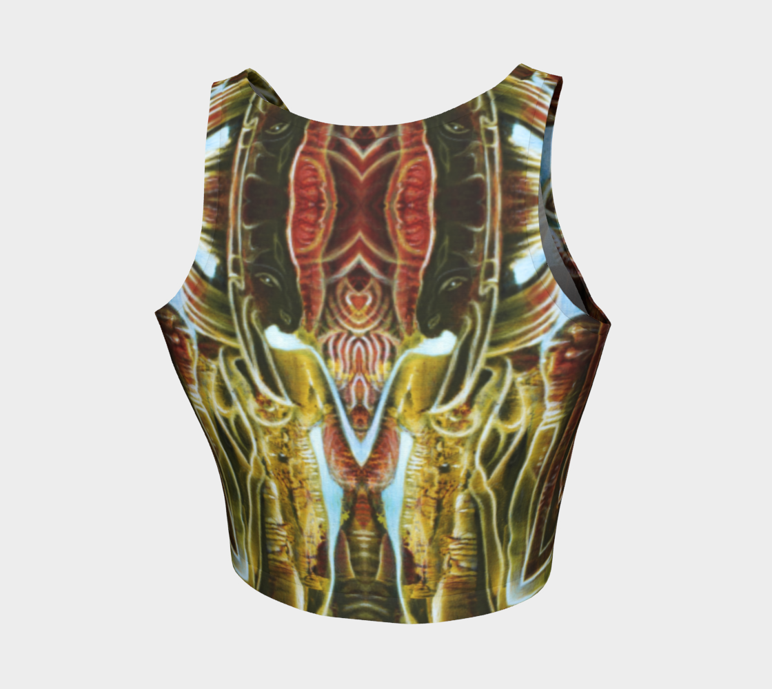 Temple Guardian Athletic Crop Top preview #2