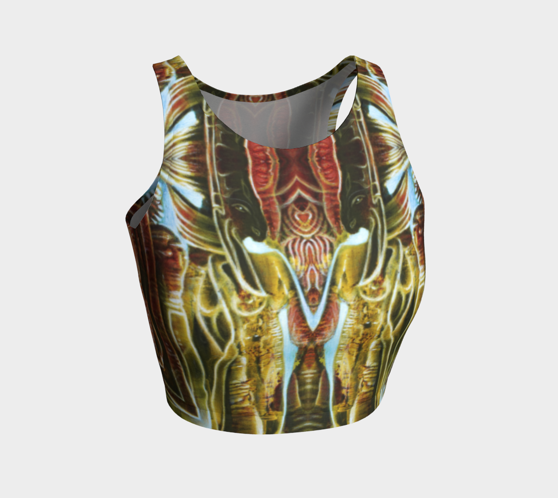 Temple Guardian Athletic Crop Top preview #1