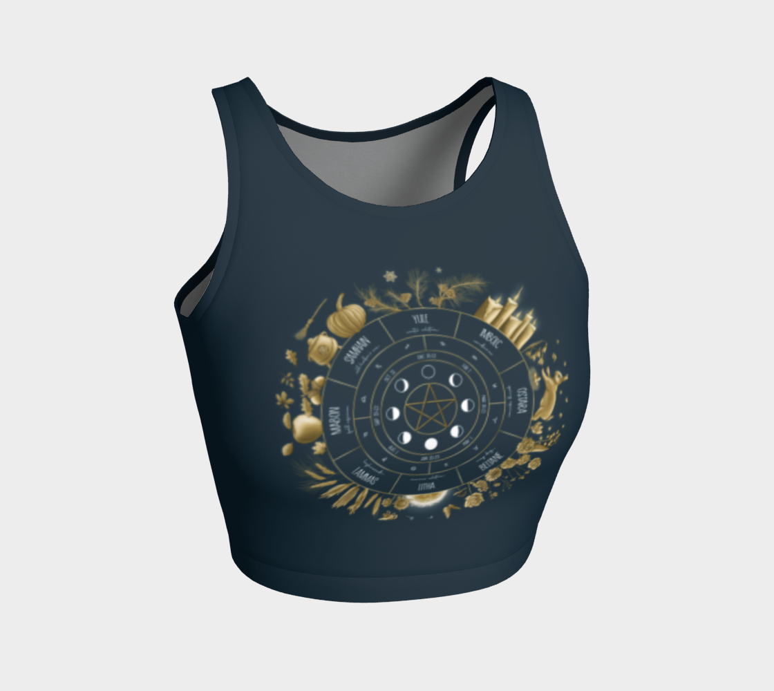 Wheel of the year Crop top preview