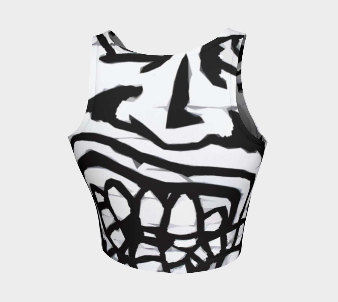 Graffiti 16 Athletic Crop Top preview #2