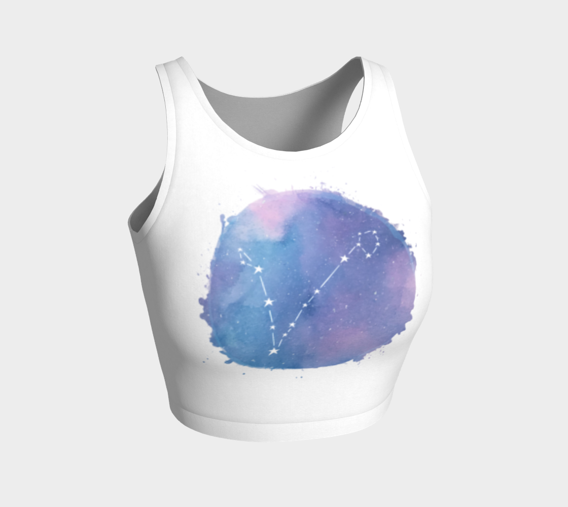 Pisces pastel crop top preview