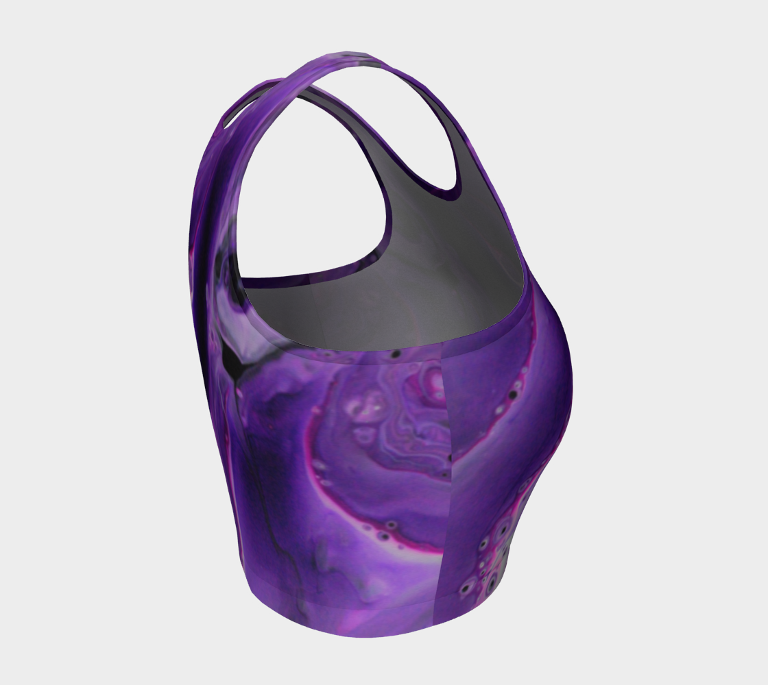 Playful Purples Crop Top preview #4