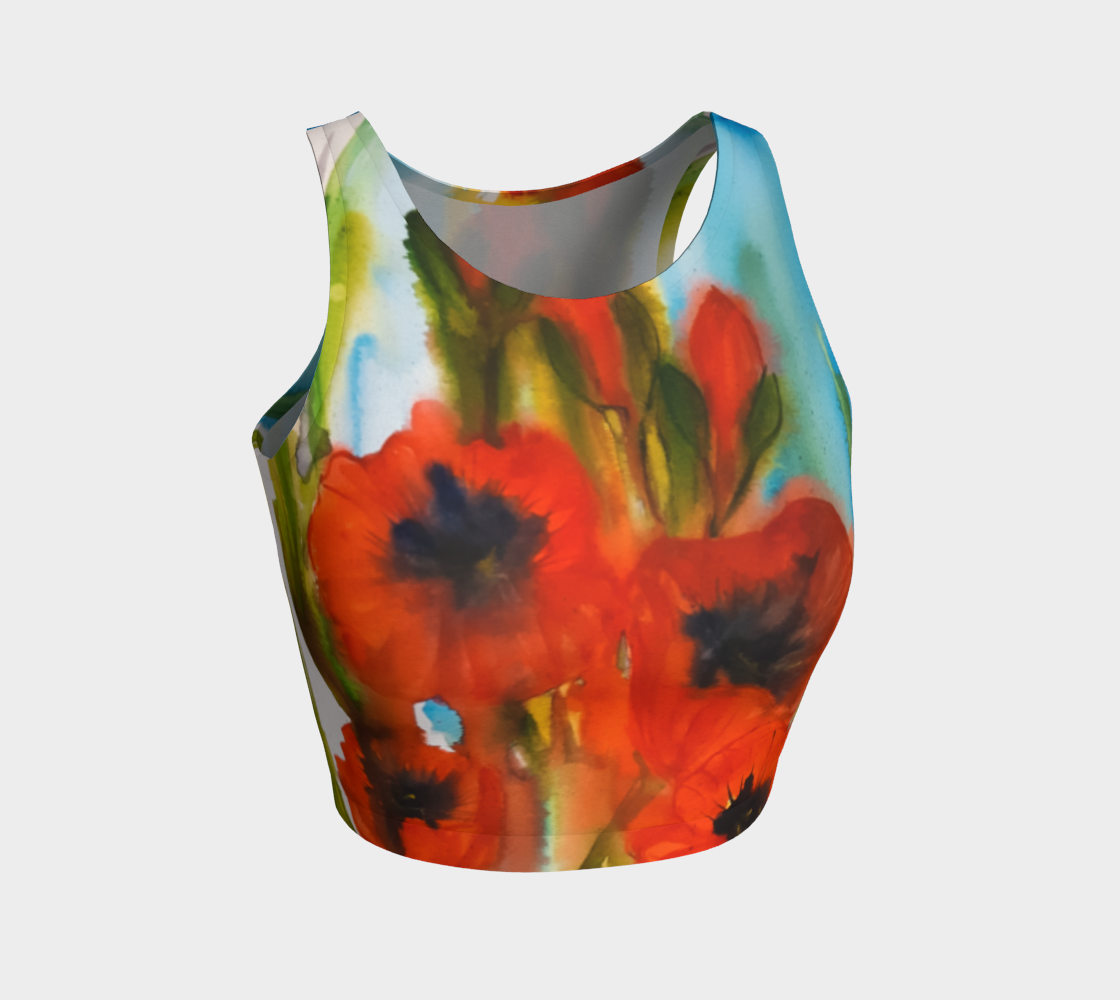 New Poppies Athletic Crop Top preview