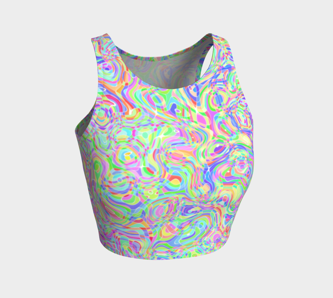 Colorful Swirly Trippy Rainbow Ripples preview