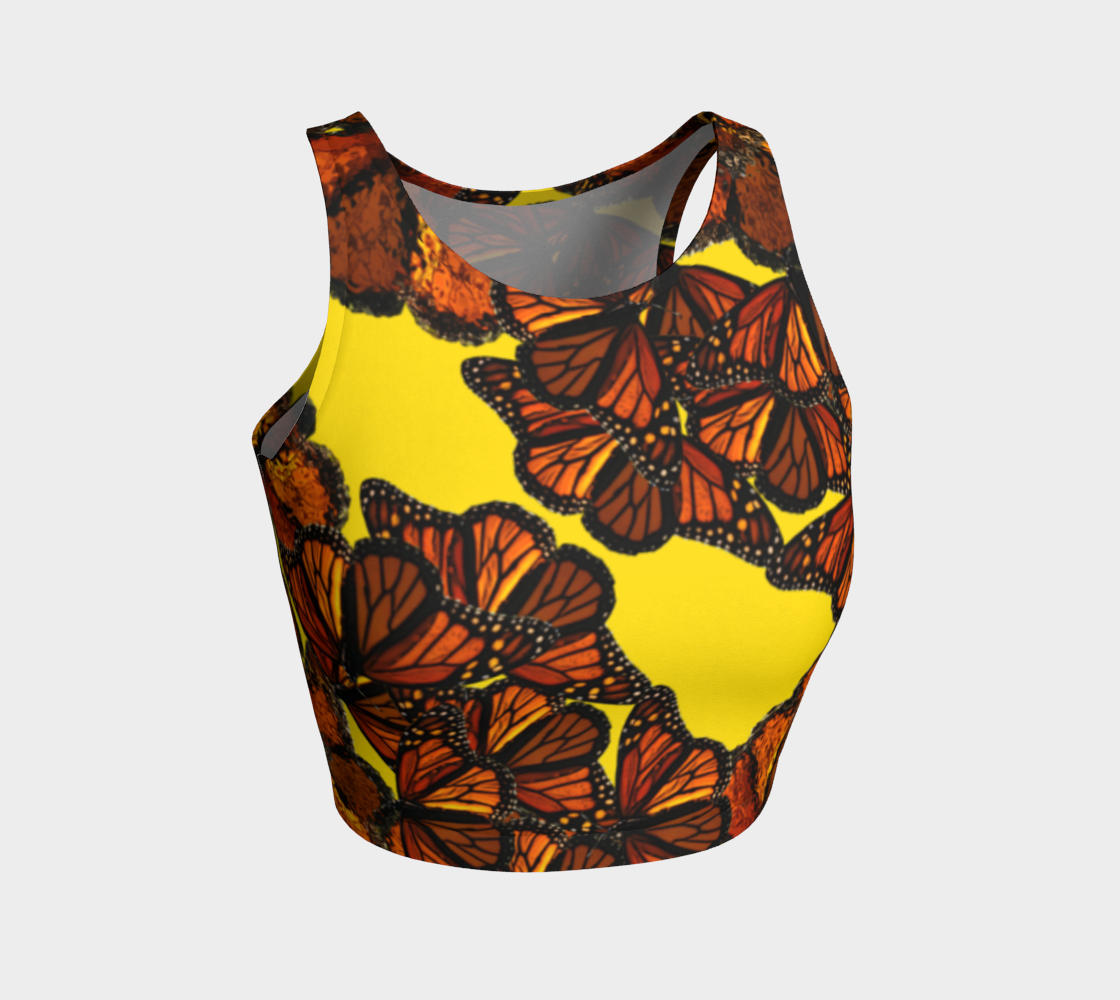 Monarch Flurry Athletic Crop Top preview