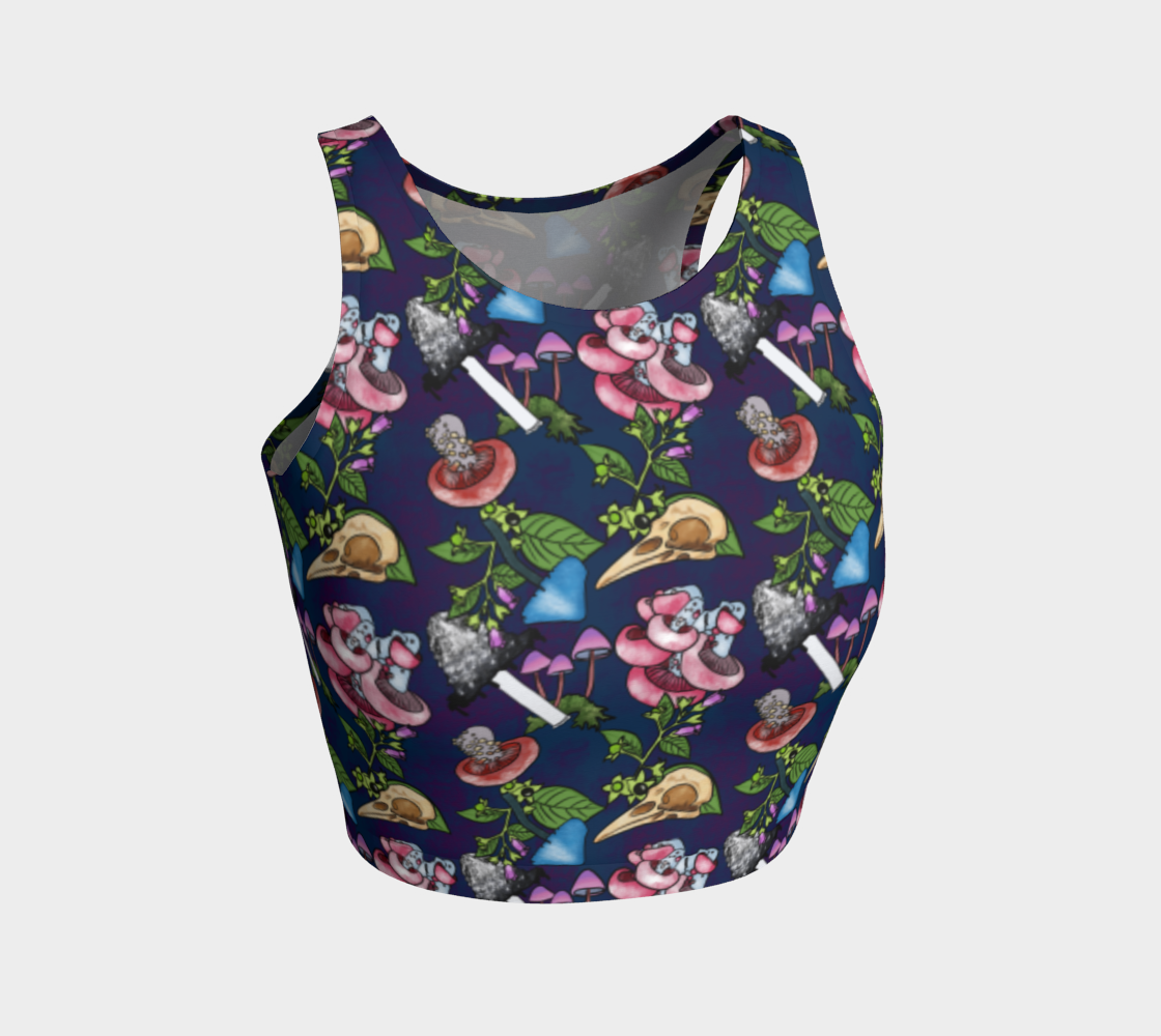 Botanist's Poisons Navy Crop Top preview