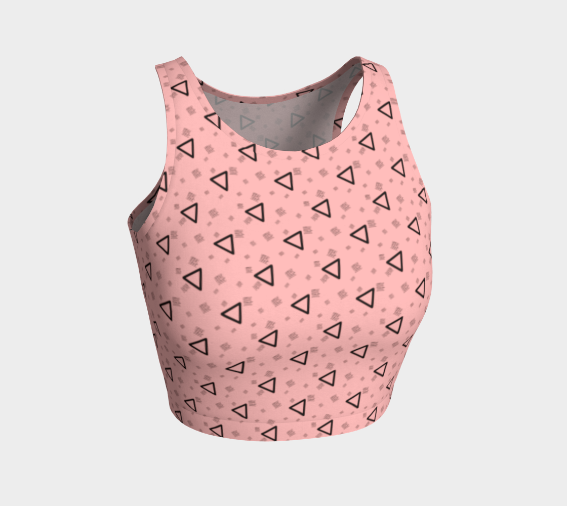 Triangles With Graffiti on Pink preview