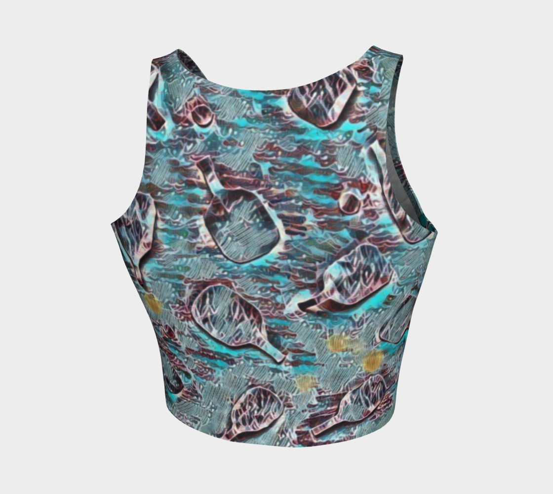 raining pickleballs & paddles, teal smoke preview #2