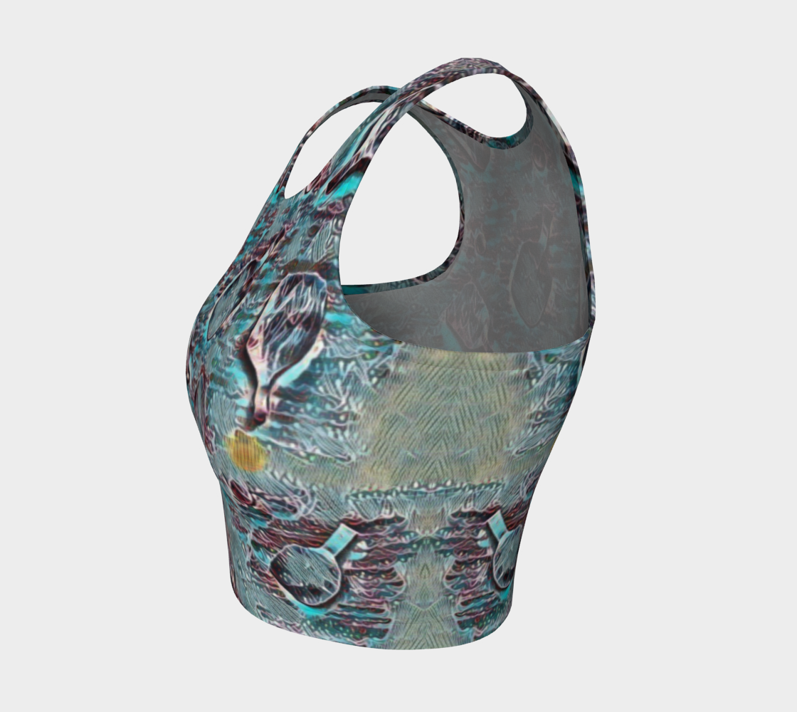 raining pickleballs & paddles, teal smoke preview #3