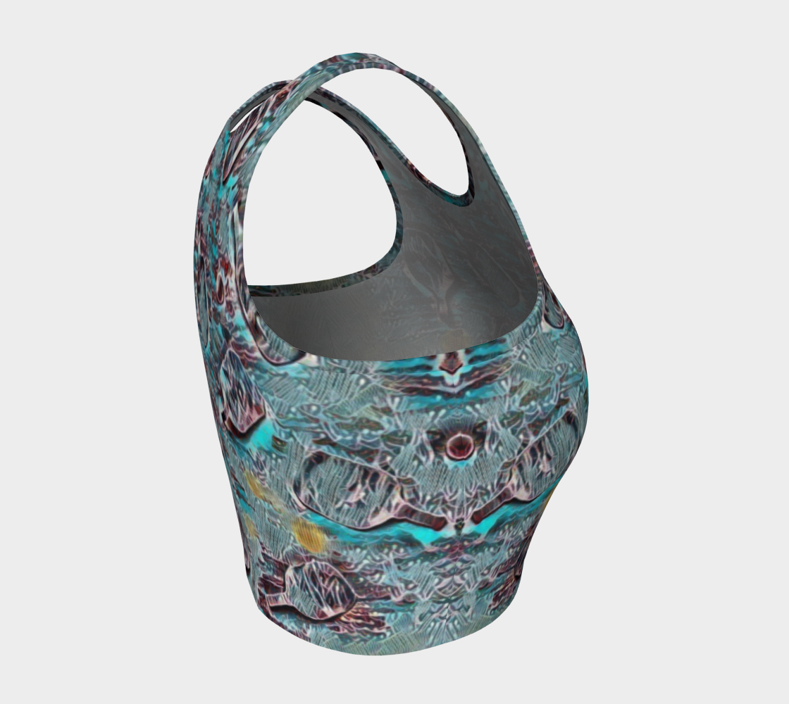 raining pickleballs & paddles, teal smoke preview #4