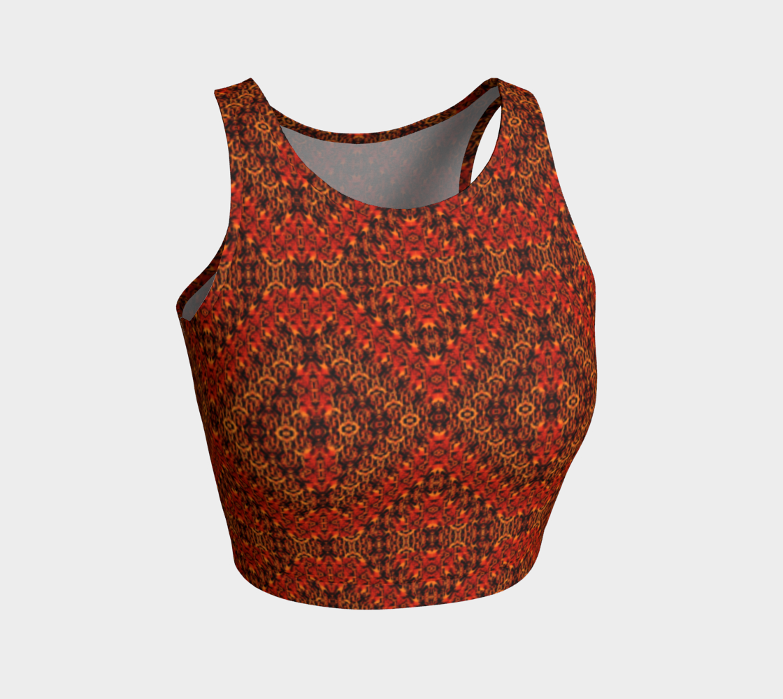 Ruby Diamond Mosaic Athletic Crop Top preview